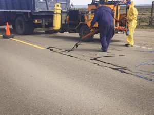 Vialidad Provincial concreta labores en la Ruta Nacional Nº 3