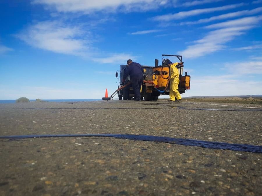 Vialidad Provincial concreta labores en la Ruta Nacional Nº 3