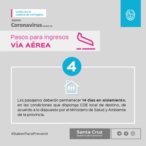 Requisitos obligatorios para abordar vuelos comerciales a Santa Cruz