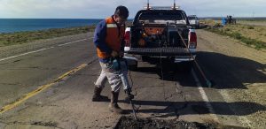 Continúan las tareas en la Ruta Nacional Nº 3