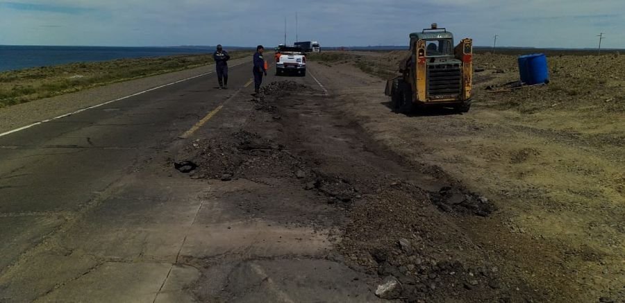 Continúan las tareas en la Ruta Nacional Nº 3
