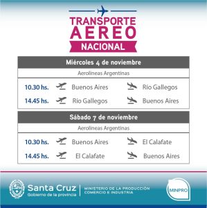El Gobierno Provincial define las medidas de seguridad para la llegada del primer vuelo a Río Gallegos