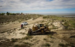 Vialidad Provincial articula acciones con el Municipio de Puerto Santa Cruz