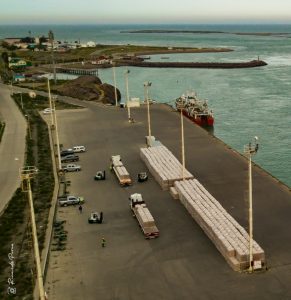 El puerto de Puerto Deseado exportará por primera vez 15 mil toneladas de cemento