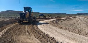 Continúan las labores en la Ruta Nacional Nº 40 en el tramo Perito Moreno – Bajo Caracoles