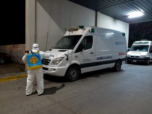 Continúan sanitizando edificios públicos de Zona Norte