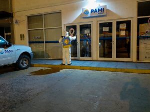 Continúan sanitizando edificios públicos de Zona Norte