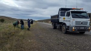 Vialidad Provincial concretó tareas de limpieza en la Ruta Provincial Nº 5