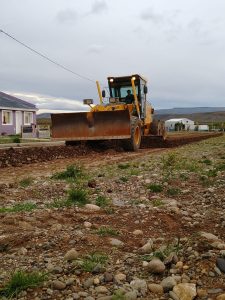 Vialidad Provincial realizó el repaso y acondicionamiento de las calles de Tres Lagos