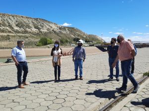 Autoridades de Producción visitaron la localidad de Puerto Santa Cruz