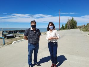 Autoridades de Producción visitaron la localidad de Puerto Santa Cruz