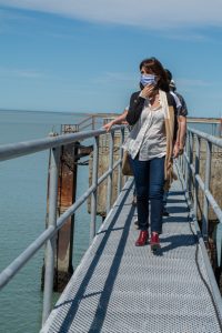 Autoridades de Producción visitaron la localidad de Puerto Santa Cruz