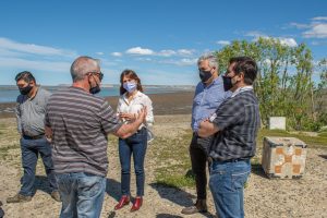 Autoridades de Producción visitaron la localidad de Puerto Santa Cruz