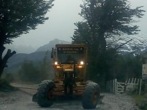 Vialidad Provincial concreta tareas de mantenimiento en la Ruta Provincial Nº 41