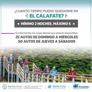 Plan de Reapertura Turística: Del 20 al 30 de noviembre se realiza la prueba piloto entre Río Gallegos y El Calafate