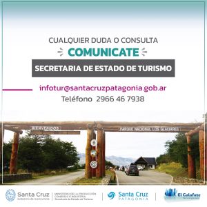 Plan de Reapertura Turística: Del 20 al 30 de noviembre se realiza la prueba piloto entre Río Gallegos y El Calafate