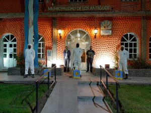 Vialidad Provincial realizó tareas de sanitización en Los Antiguos y Lago Posadas