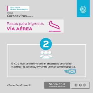 Recuerdan los requisitos obligatorios para abordar vuelos comerciales a Santa Cruz