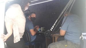 Trabajan en la red provincial de fibra óptica