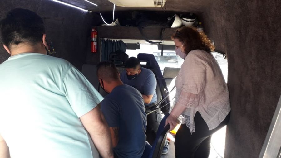 Trabajan en la red provincial de fibra óptica