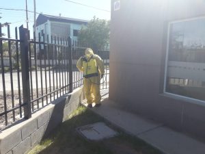 Distrigas realizó tareas de desinfección en sus oficinas de Río Gallegos y Pico Truncado