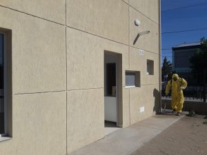 Distrigas realizó tareas de desinfección en sus oficinas de Río Gallegos y Pico Truncado