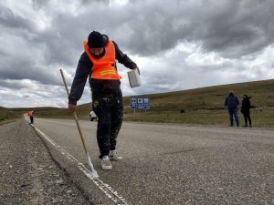 Vialidad Provincial realiza tareas en la Ruta Provincial Nº 5