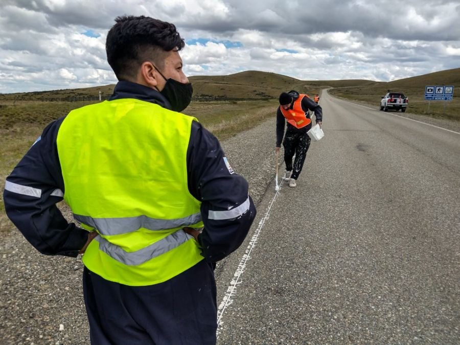 Vialidad Provincial realiza tareas en la Ruta Provincial Nº 5