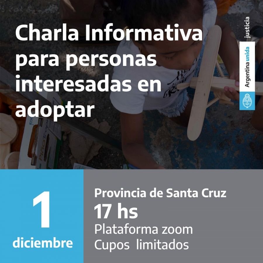 Charlas Informativas para familias que aspiran a ingresar al Registro Único de Aspirantes a Guarda con Fines Adoptivos