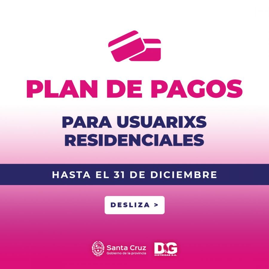 Distrigas extiende el plan de pagos para usuarixs residenciales