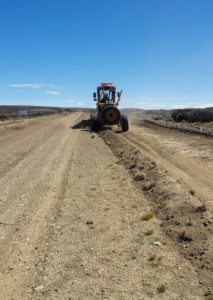 Vialidad Provincial realiza el repaso de las Rutas Provinciales N° 17 y 71