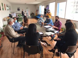 Autoridades provinciales articulan acciones con el Municipio de Caleta Olivia y la cámara de Comercio