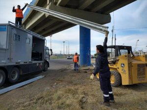 Vialidad Provincial concreta acciones en Río Gallegos
