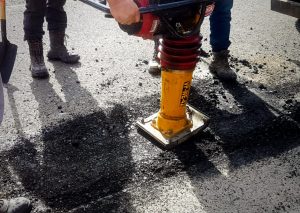 Realizaron tareas de bacheo en la Ruta Nacional Nº 40