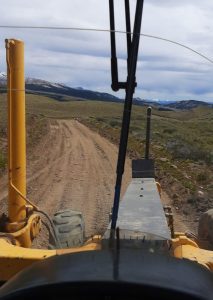 Realizan tareas de acondicionamiento en la Ruta Provincial Nº 45