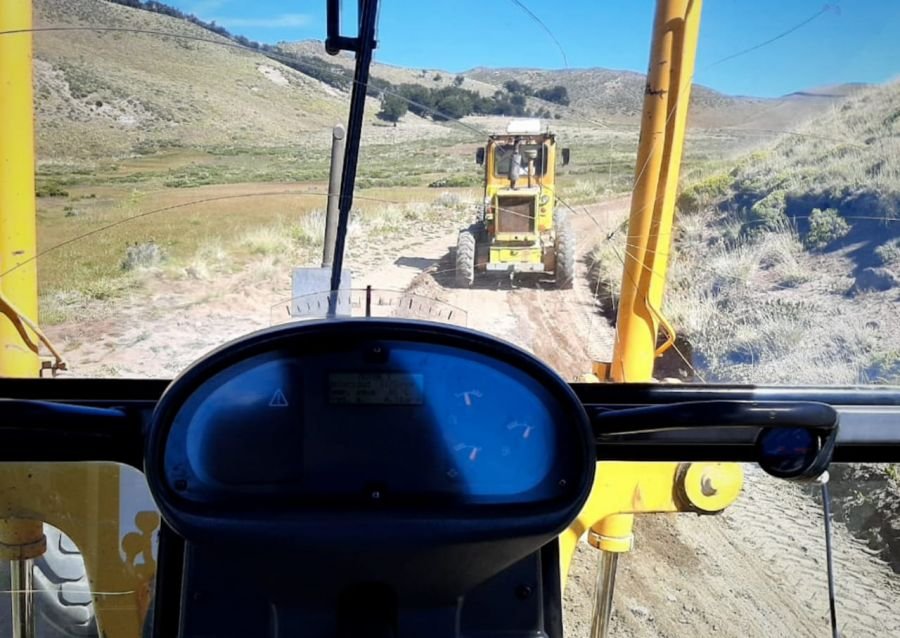 Realizan tareas de acondicionamiento en la Ruta Provincial Nº 45