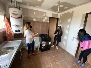 Recorrieron obras de extensión de gas en Río Gallegos