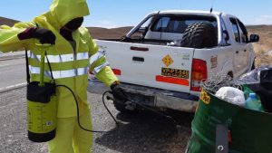 Continúa la recolección de residuos en las rutas provinciales y nacionales