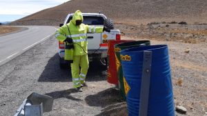 Continúa la recolección de residuos en las rutas provinciales y nacionales
