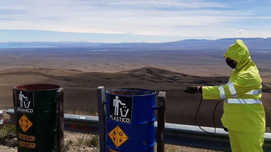 Continúa la recolección de residuos en las rutas provinciales y nacionales