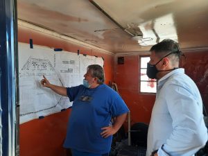 Vialidad Provincial articula acciones con los Clubes Petroleros y Olimpia de Río Gallegos