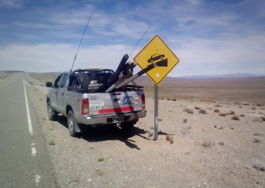 Vialidad Provincial concreta labores en las rutas de Santa Cruz