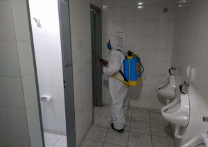 Continúa la sanitización de edificios públicos de Río Gallegos