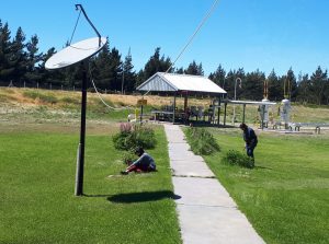 Continúan las tareas de mantenimiento en Los Antiguos