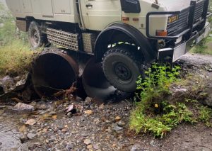 Vialidad Provincial colaboró en el auxilio a turistas franceses