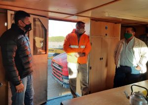 Vialidad Provincial desarrolla agenda de trabajo en Los Antiguos