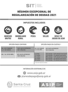 ASIP lanza Régimen Excepcional de Regularización de Deudas 2021