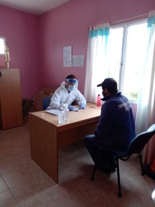 Realizan operativos de detección COVID en Jaramillo y Fitz Roy