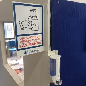 Caja de Servicios Sociales: Continúa la desinfección cada quince días