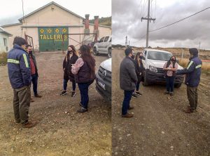 Realizaron recorrida por obras de infraestructura en 28 de Noviembre y Río Turbio